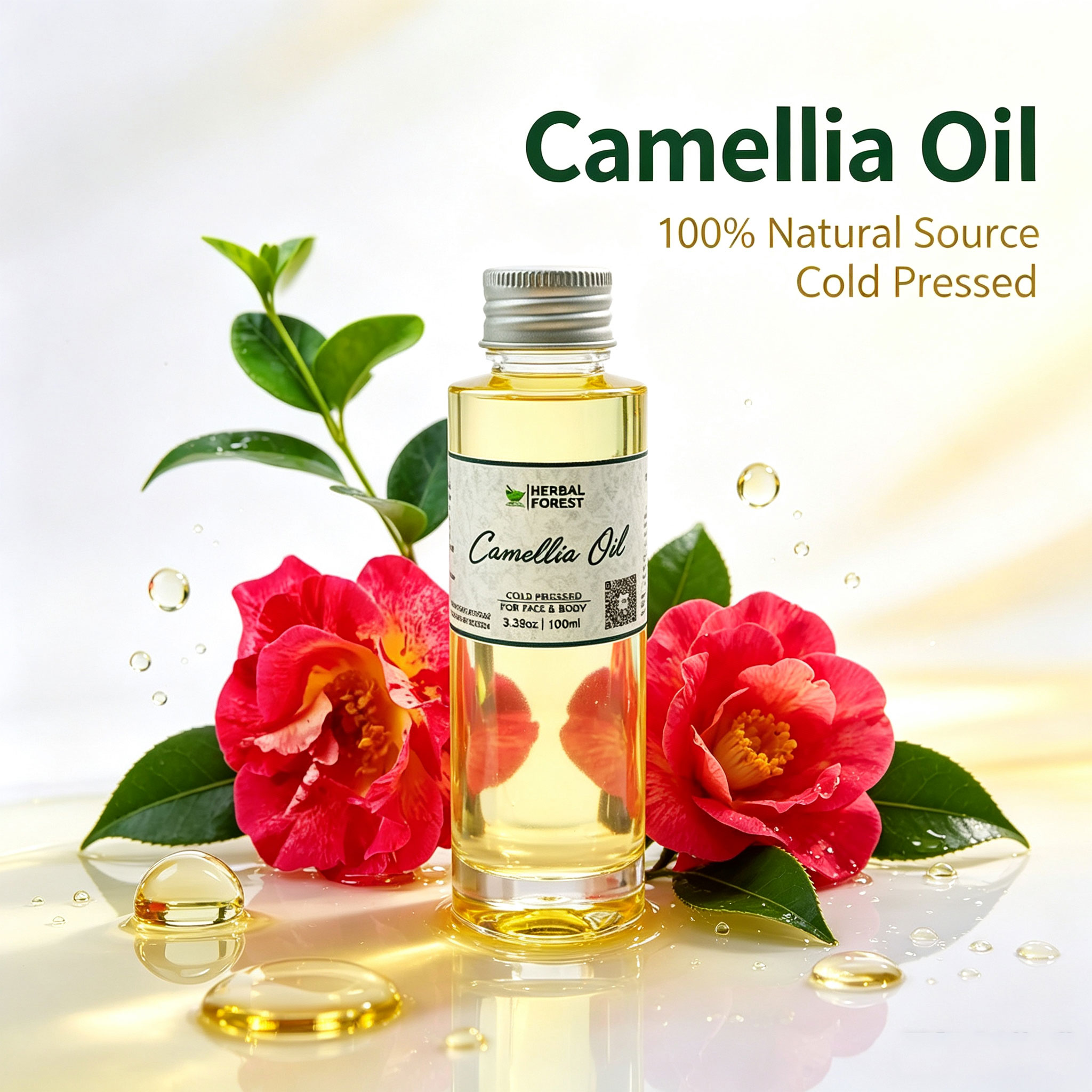 Shea Butter Raw - Aceite de Camelia Natural China, rico