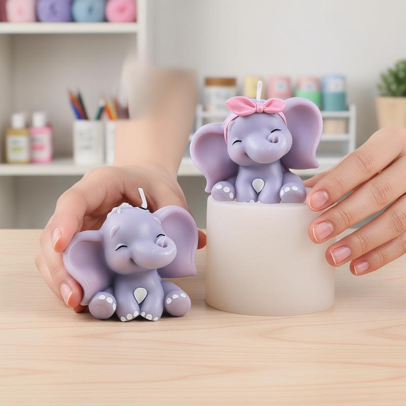 Soap Making Oven - Molde de Silicona 3D de Elefante
