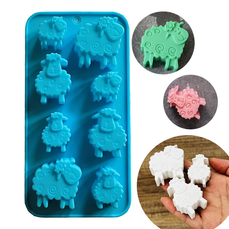 Soap Making Art - Molde de silicona de oveja para