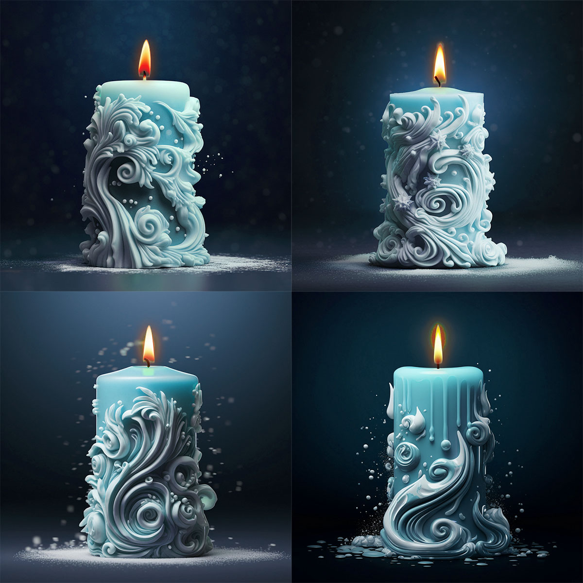 Soap Making Art - Molde de vela de silicona cilíndrico