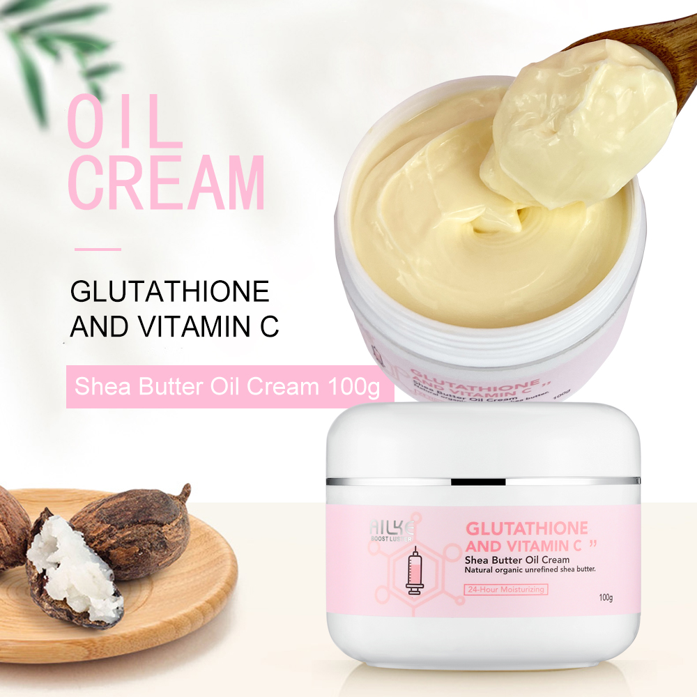 Shea Butter Raw - Crema blanqueadora e iluminadora AILKE, para
