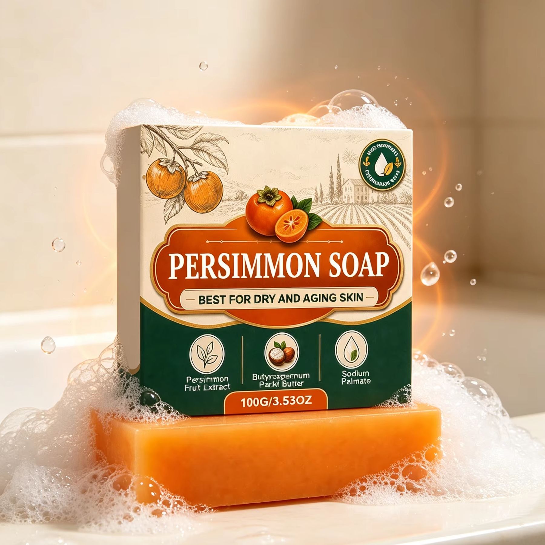 Jabón de Caqui para Eliminar e - Shea Butter Raw reseña y precio