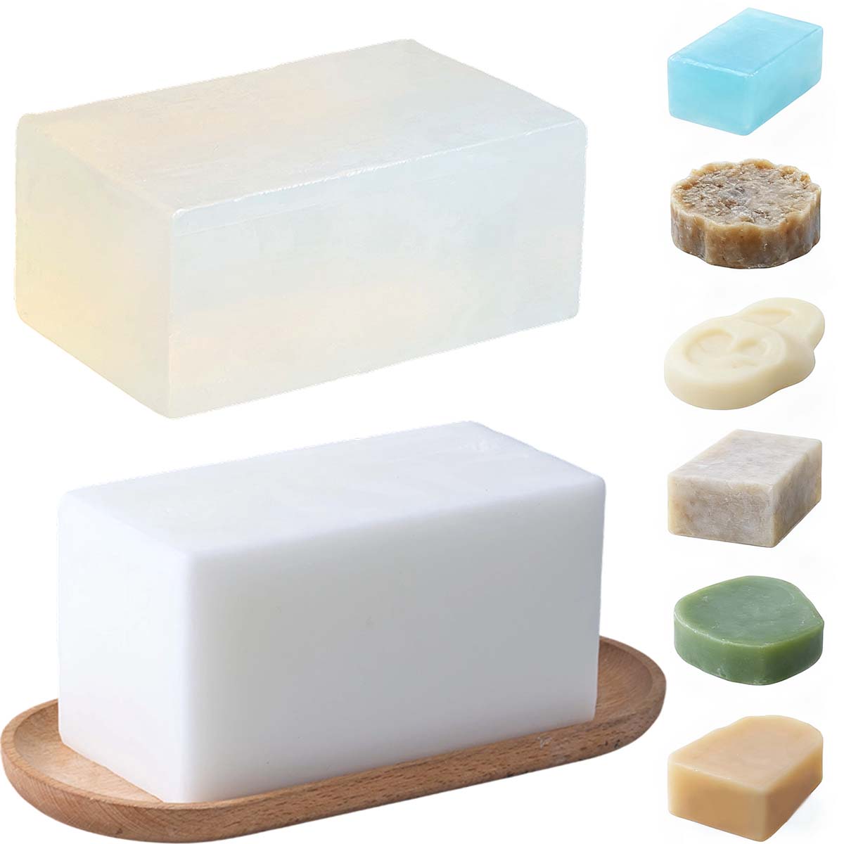 Base de jabón de glicerina de  - Soap Making Material Wholesale reseña y precio