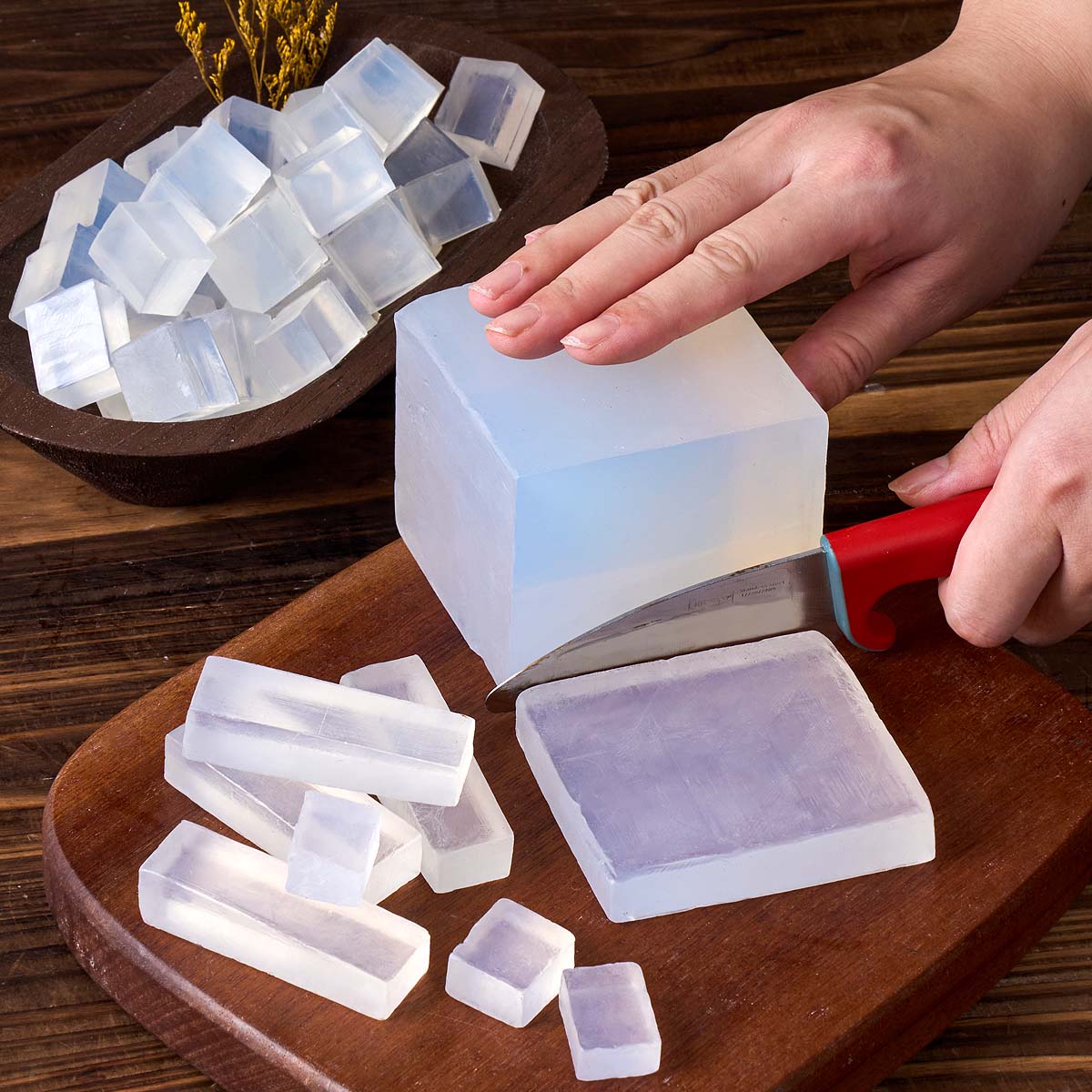 Base de jabón de glicerina de  - Soap Making Material Wholesale reseña y precio