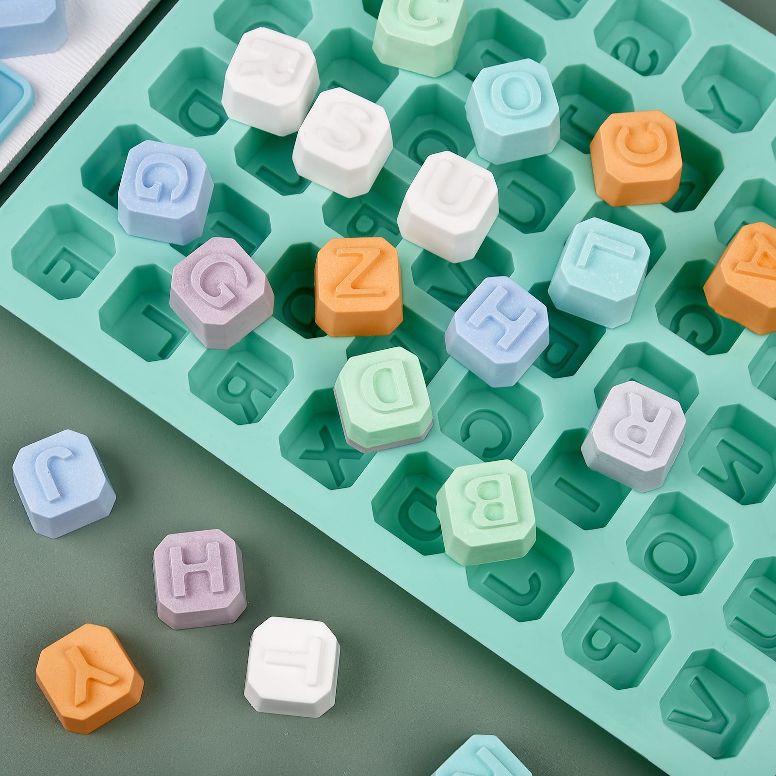 48 letras Enghish alfabeto let - Soap Making Oven reseña y precio