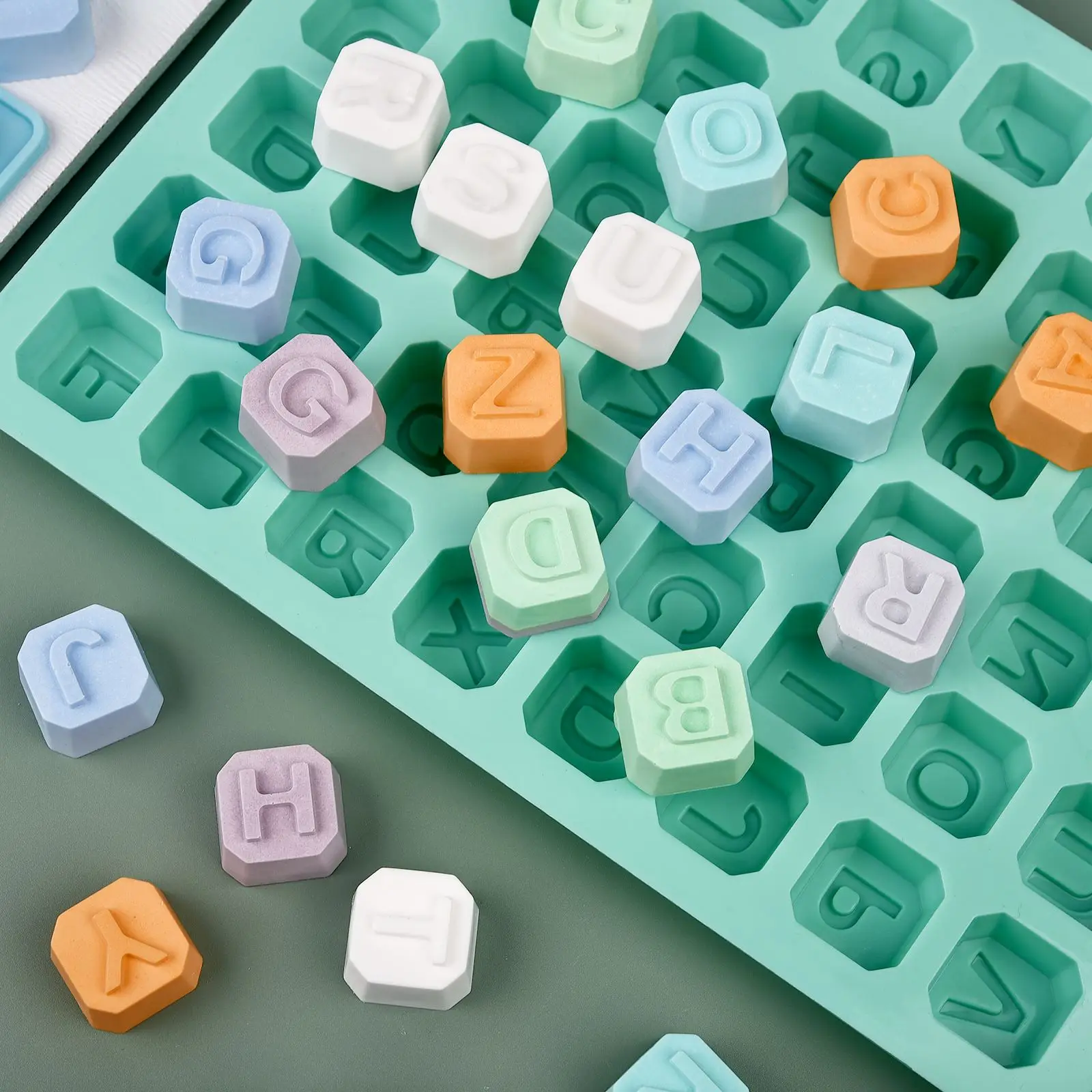 48 letras Enghish alfabeto let - Soap Making Oven reseña y precio