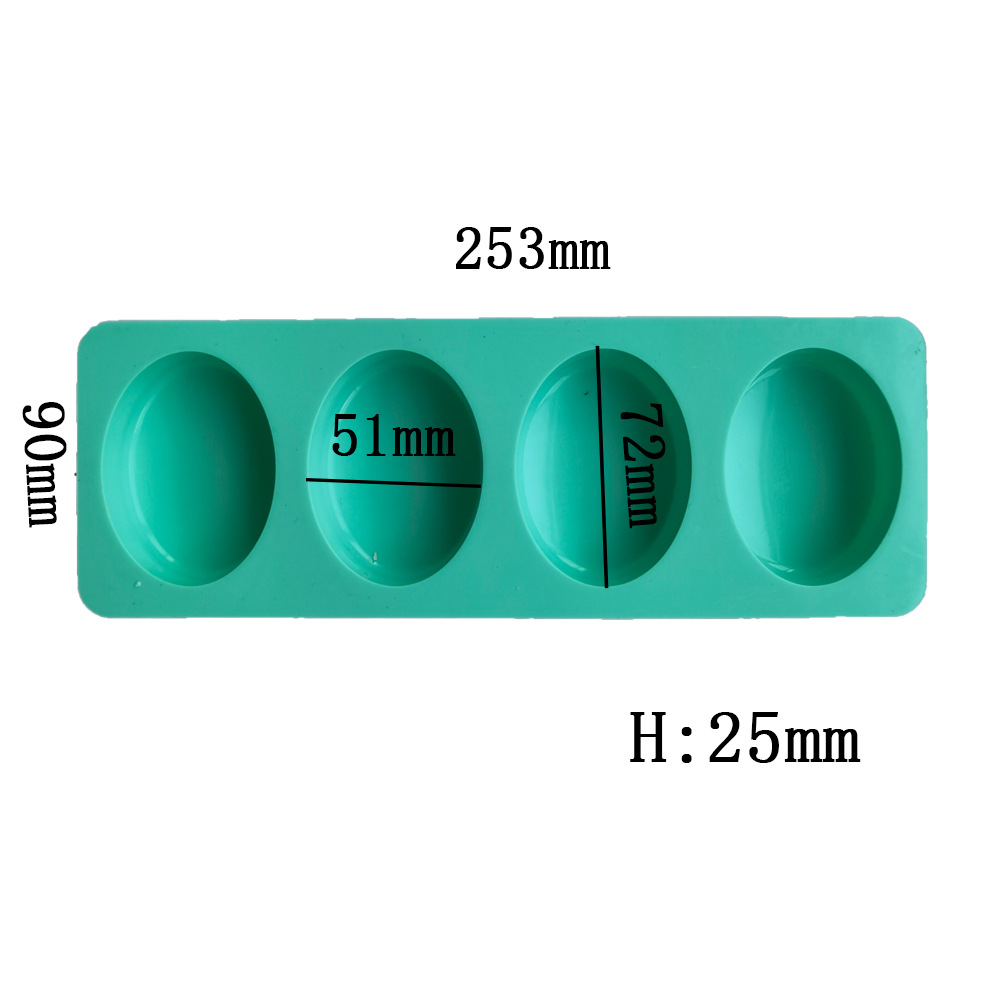 Molde de silicona ovalado para - Soap Making Art reseña y precio